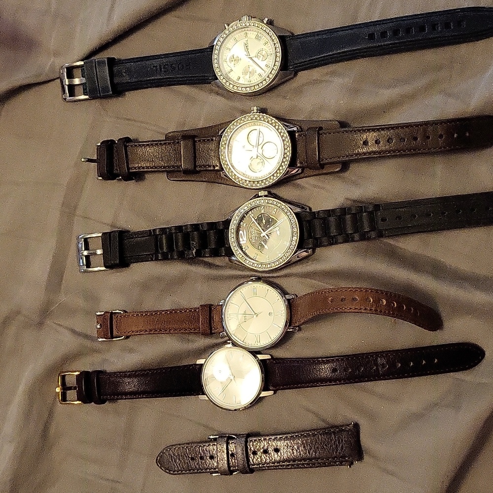 Fossil watch x 5